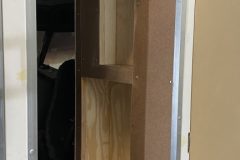 Fist observer fold down seat cubby hole and oxy panel locations