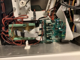 Wide shot of Revsim circuit board and power board