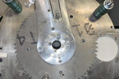 Throttle lever belt drive and slide potentiometer disassembly