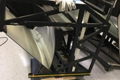 Side view of front collimators
