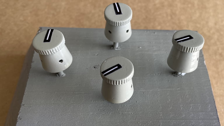You're such a Knob! 3D Printed Map/Chart Light Knobs