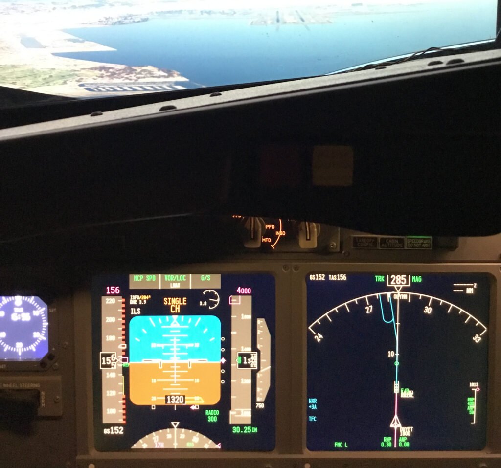 ProSim737 running the displays in my simulator