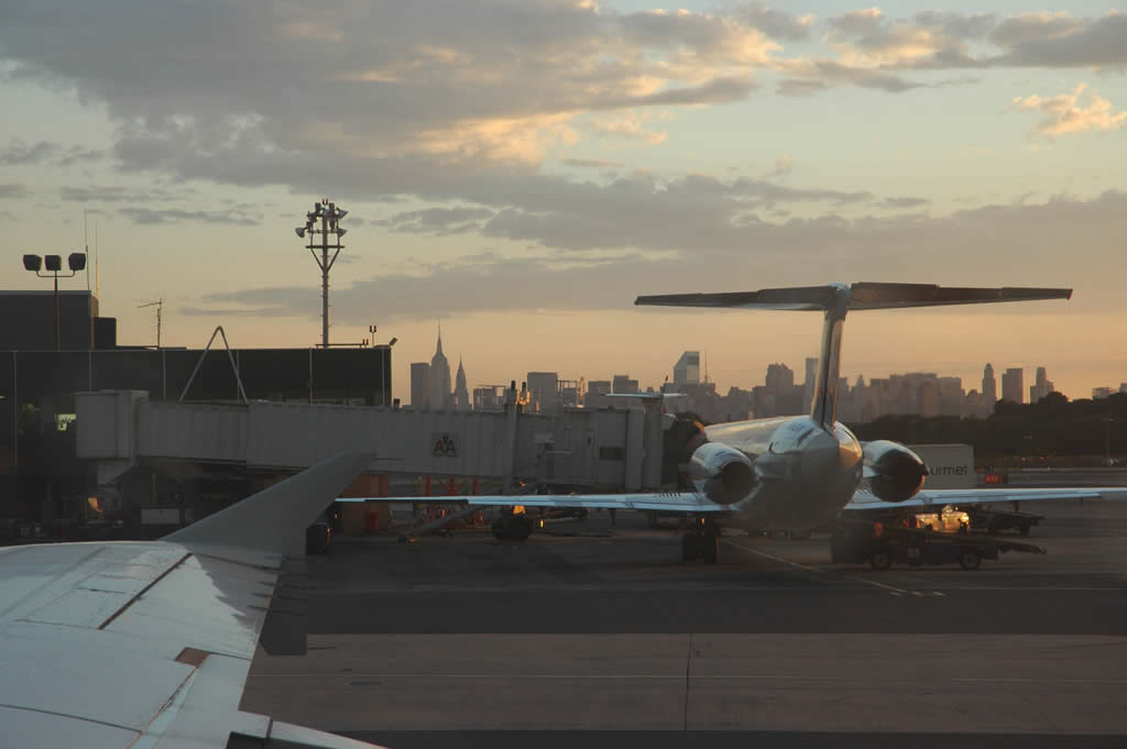 LaGuardia Airport in New York where my love of planes began