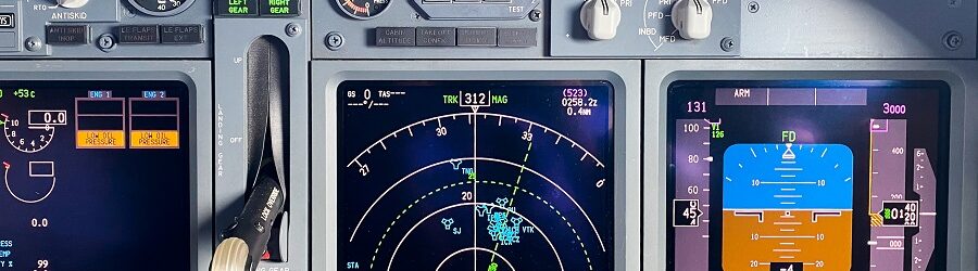 Real Boeing 737 NG Main Instrument Panel (copyrighted image used with permission)