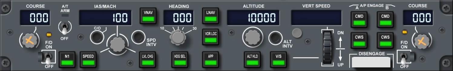 Mode Control Panel (MCP)